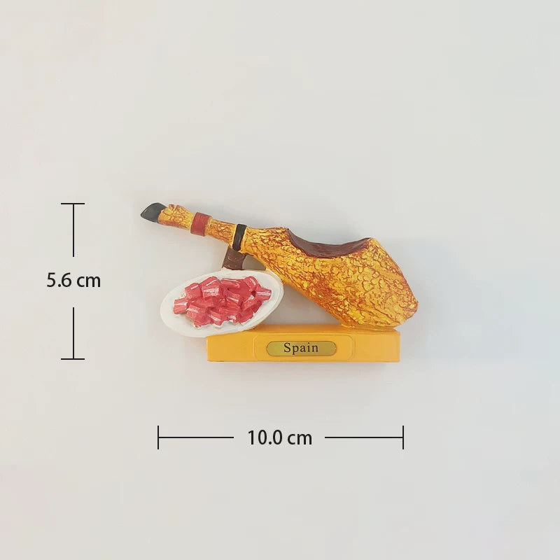 Spain Jamon Iberico Ham Stand Fridge Magnet