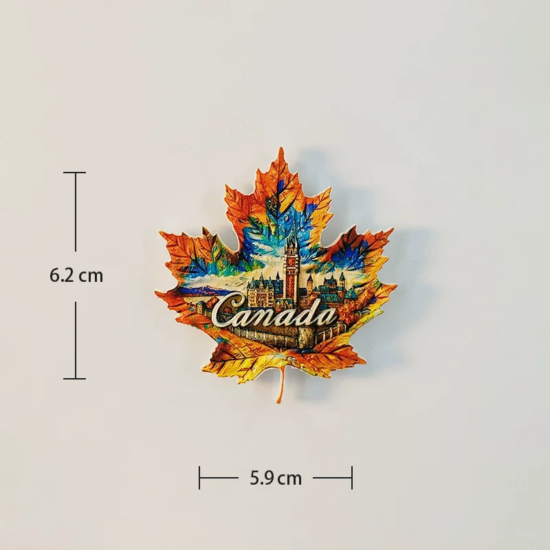 Canada Maple Leaf Parliament Fridge Magnet