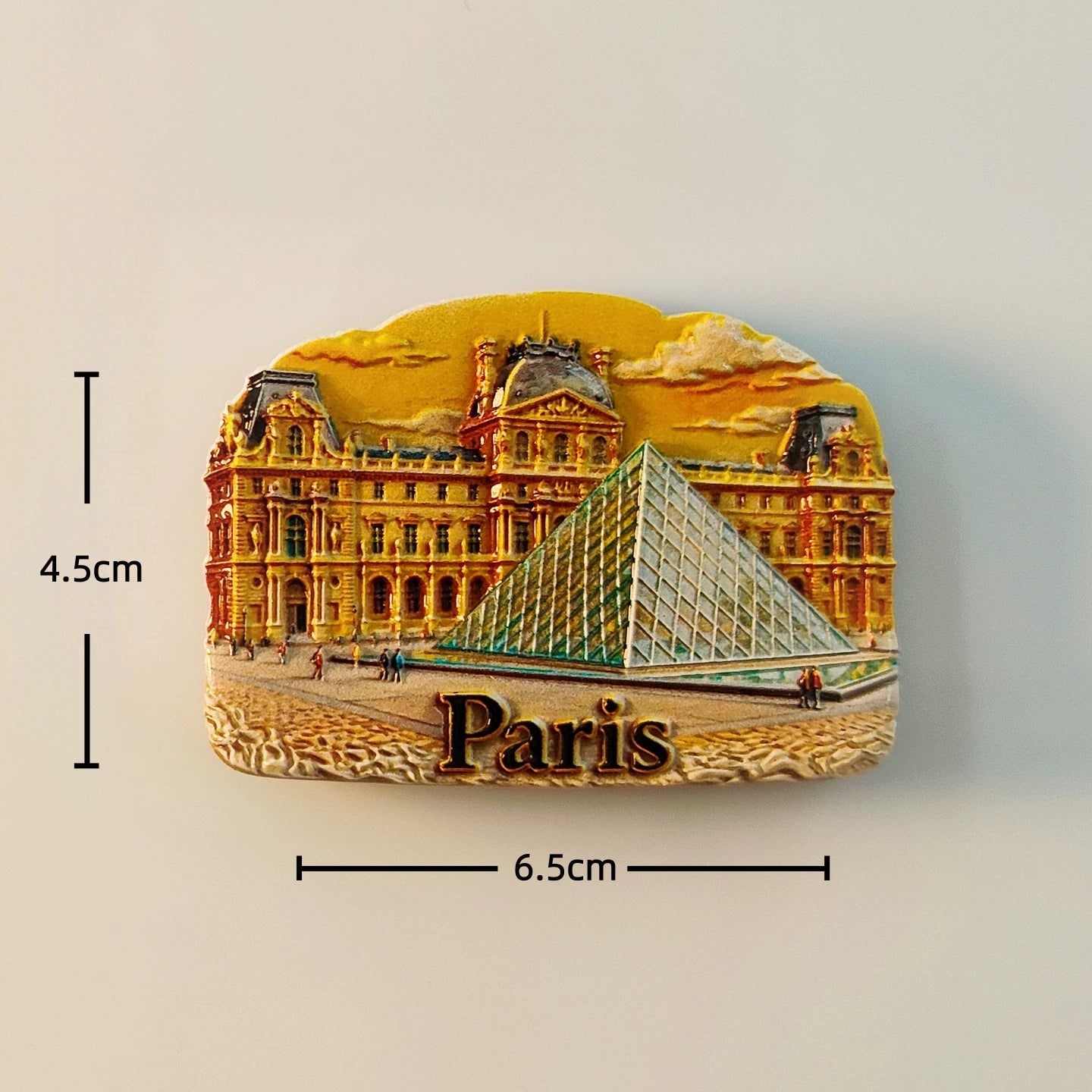 Aimant de réfrigérateur Paris Musée du Louvre