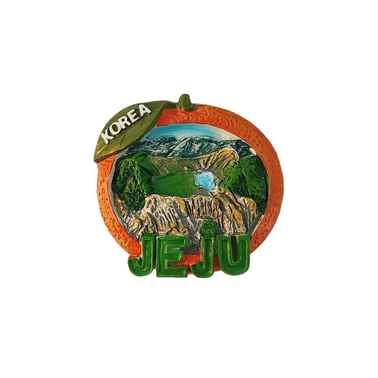 Jeju Tangerine Orange Fridge Magnet (South Korea)