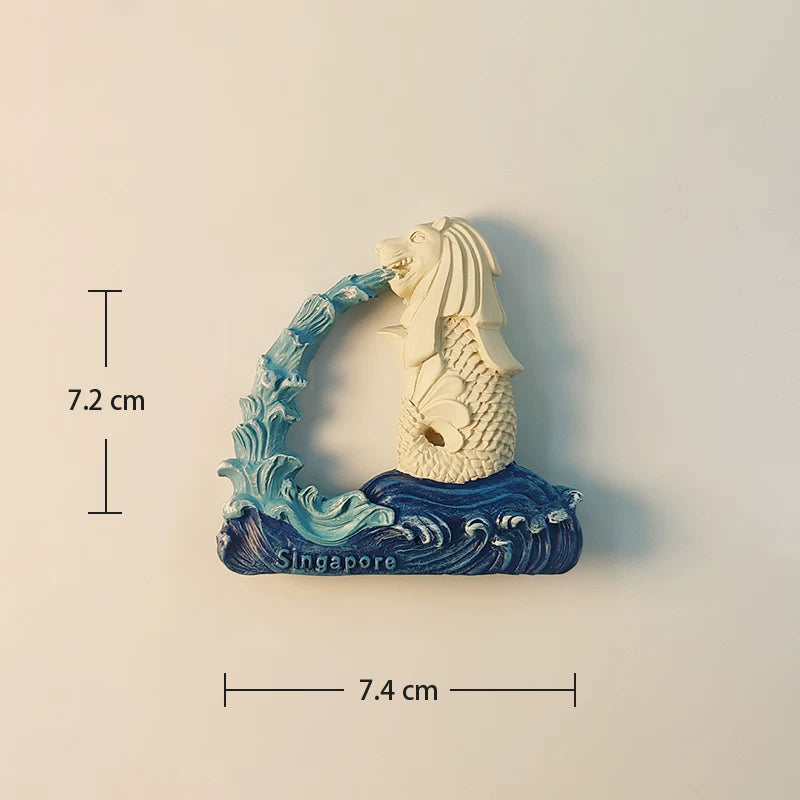 Singapore Merlion Fridge Magnet