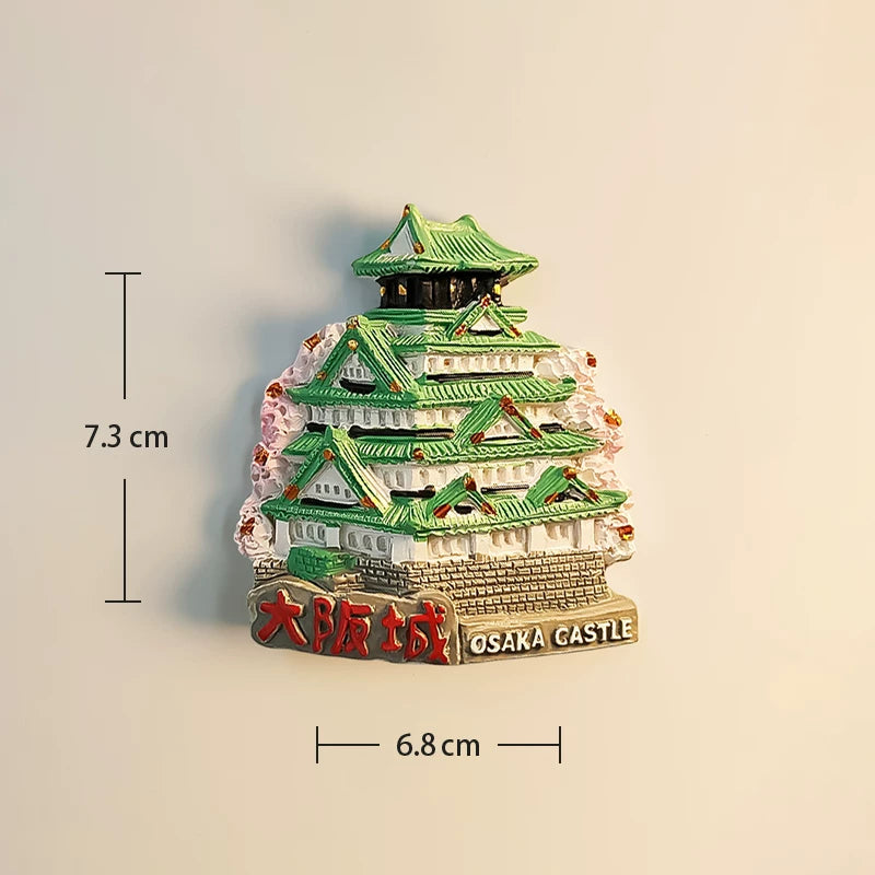 Osaka Castle Fridge Magnet (Japan)