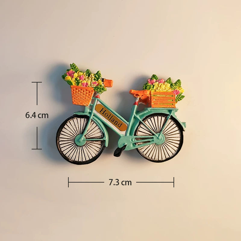 Holland Bicycle Fridge Magnet (Netherlands)