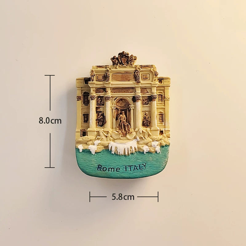 Rome Trevi Fountain Fridge Magnet (Italy)
