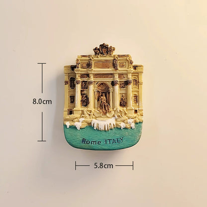 Rome Trevi Fountain Fridge Magnet (Italy)