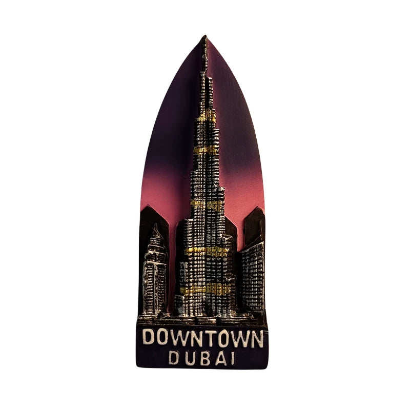 Dubai Downtown Burj Khalifa Fridge Magnet (UAE)