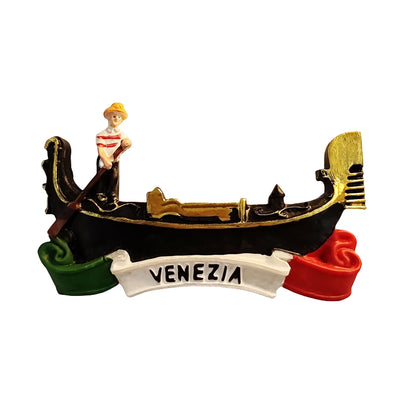 Venezia Gondola - Italian Flag Edition Fridge Magnet