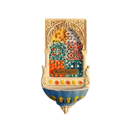 Kashgar Tile Niche Fridge Magnet (Xinjiang, China)