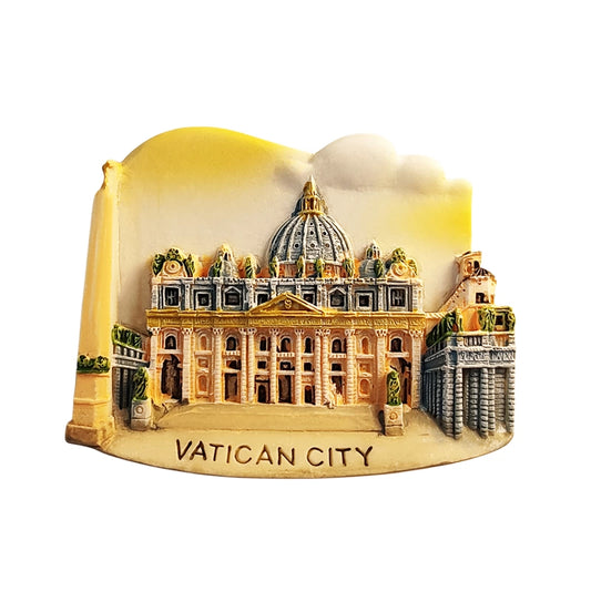 Vatican St. Peter's Basilica Colored Edition Fridge Magnet