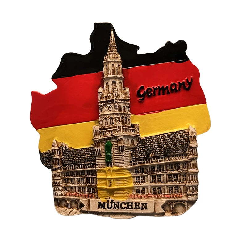 Munich Marienplatz Rathaus Fridge Magnet (Germany)