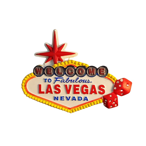 Las Vegas Welcome Sign Fridge Magnet (USA)