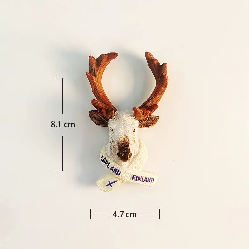 Lapland Reindeer Fridge Magnet (Finland)
