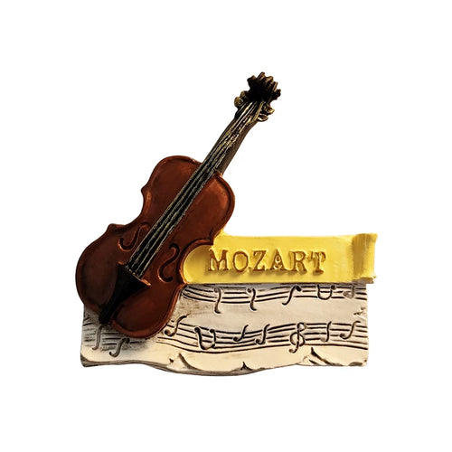 Salzburg Mozart Violin Fridge Magnet (Austria)