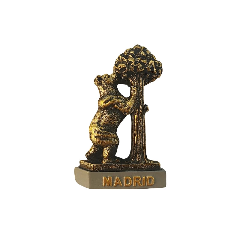 Madrid Bear and Strawberry Tree Fridge Magnet (Spain)