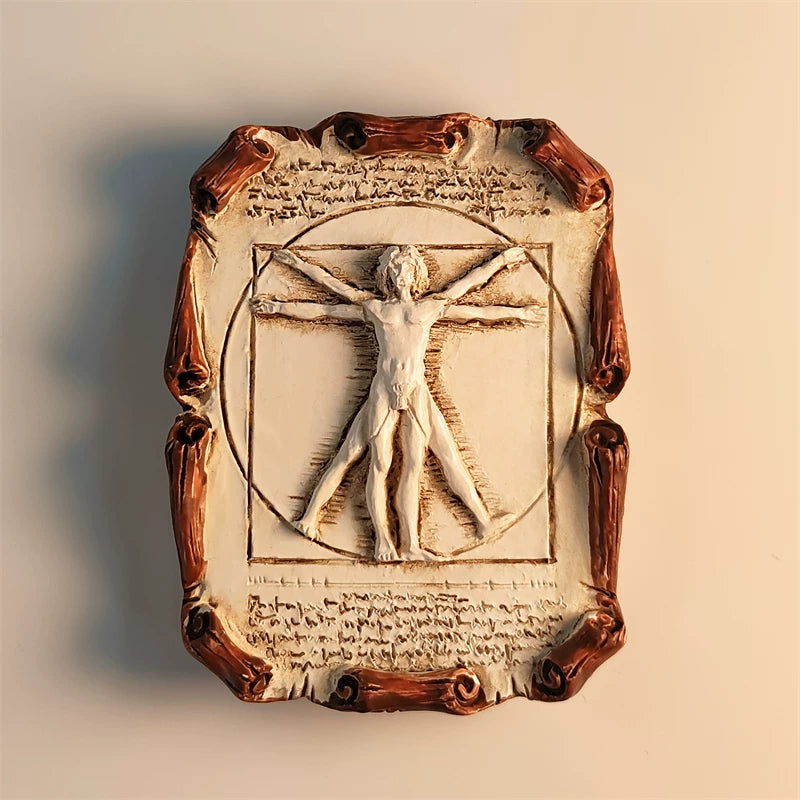 Vitruvian Man by Da Vinci Italy Fridge Magnet