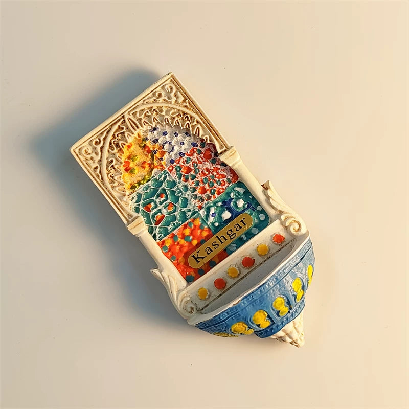 Kashgar Tile Niche Fridge Magnet (Xinjiang, China)
