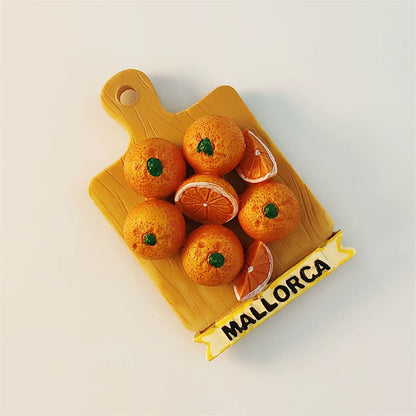 Mallorca Oranges Fridge Magnet (Spain)