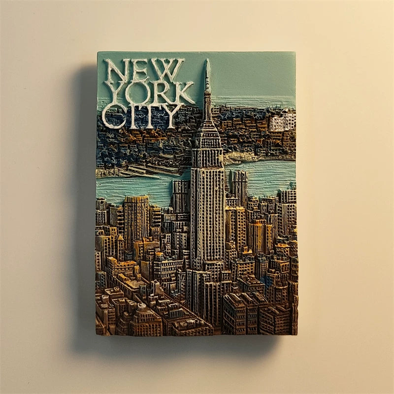 New York City Skyline Fridge Magnet (USA)