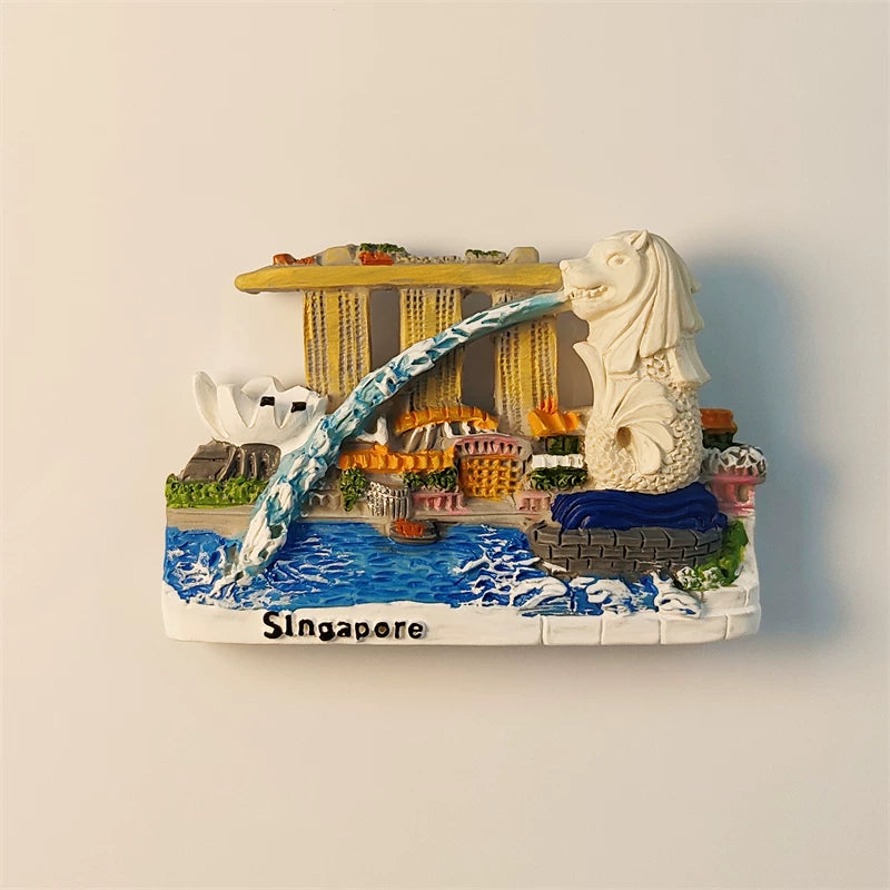 Singapore Marina Bay Fridge Magnet