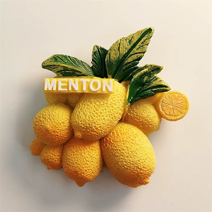 Menton Lemons Fridge Magnet (France)