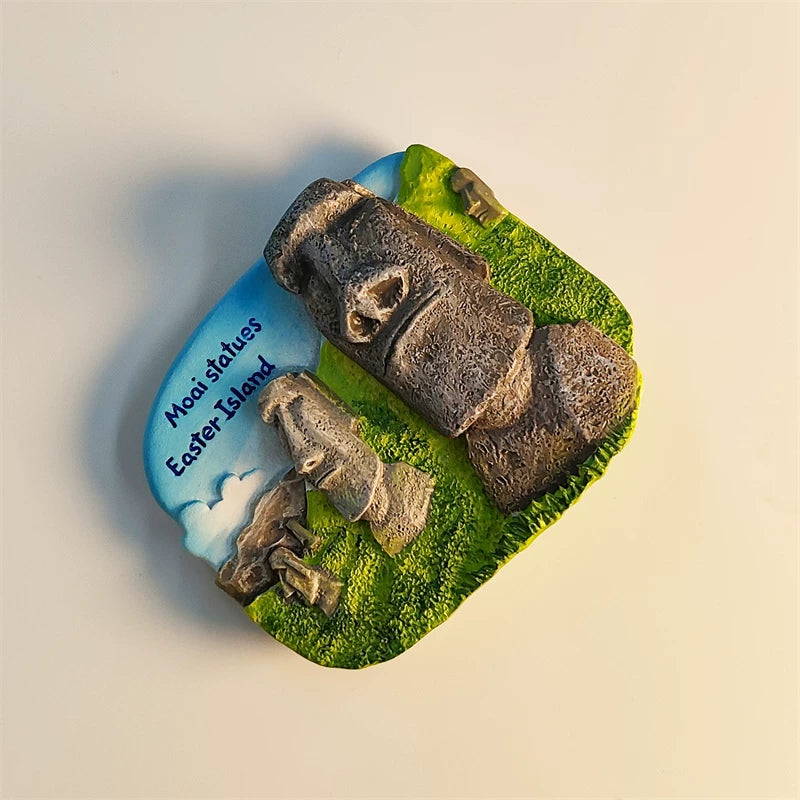 Easter Island Moai Statues Fridge Magnet (Chile)