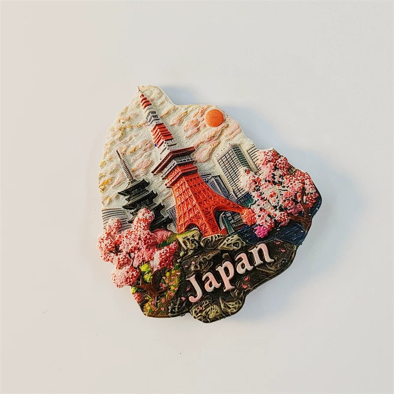Tokyo Tower Cherry Blossom Fridge Magnet (Japan)