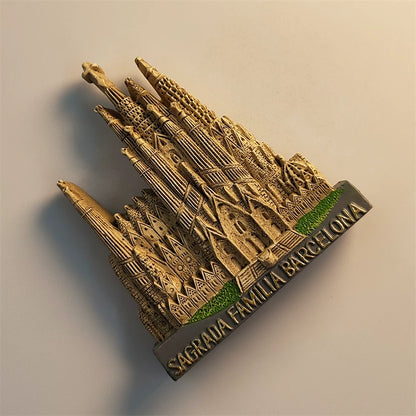 Barcelona Sagrada Familia Fridge Magnet (Spain)