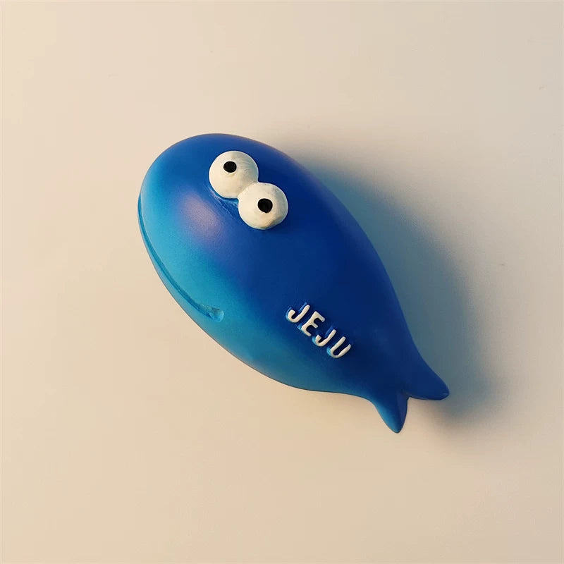 Jeju Blue Whale Fridge Magnet (South Korea)