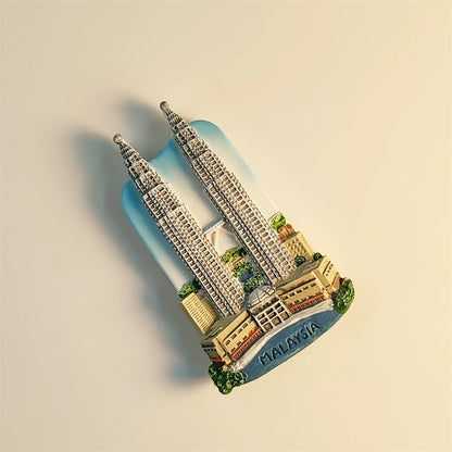 Malaysia Petronas Twin Towers Fridge Magnet