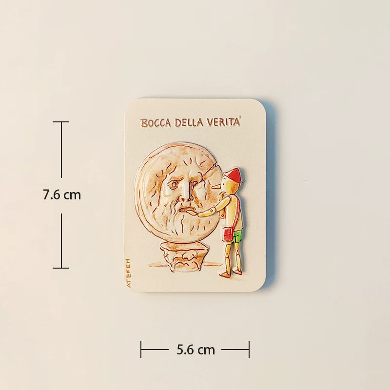 Rome Bocca della Verità Fridge Magnet (Italy)