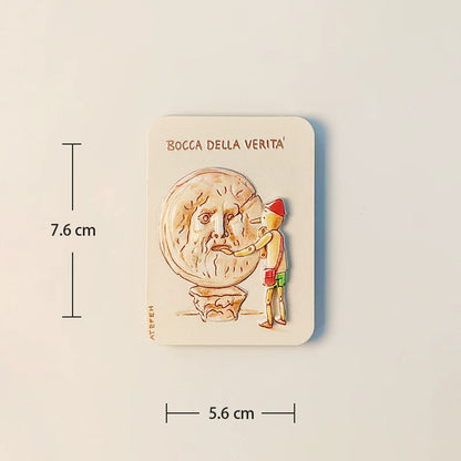 Rome Bocca della Verità Fridge Magnet (Italy)