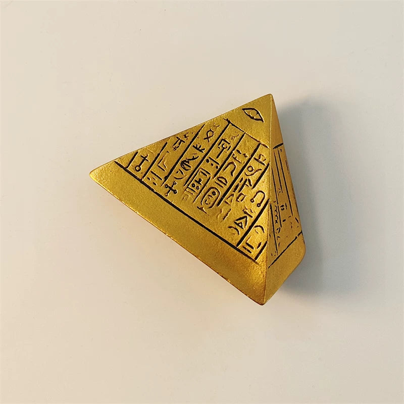 Egypt Golden Pyramid Fridge Magnet