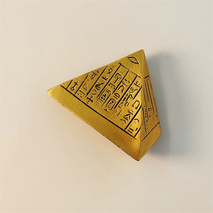 Egypt Golden Pyramid Fridge Magnet