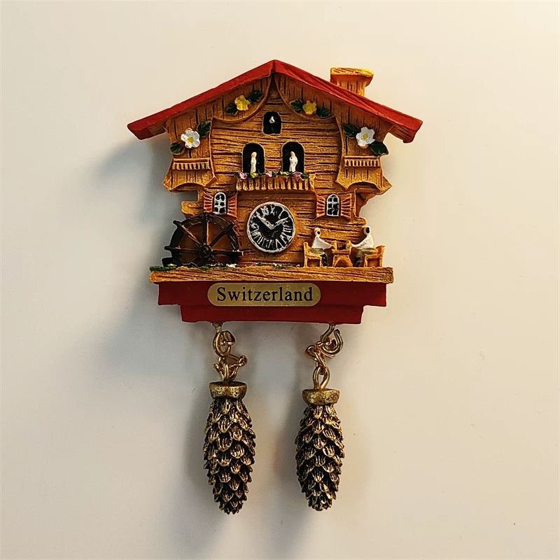 Switzerland Cuckoo Clock Fridge Magnet