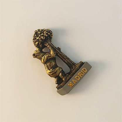 Madrid Bear and Strawberry Tree Fridge Magnet (Spain)