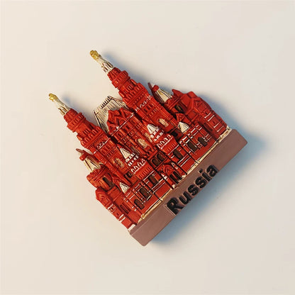 Moscow State Historical Museum Red Square Fridge Magnet (Russia)