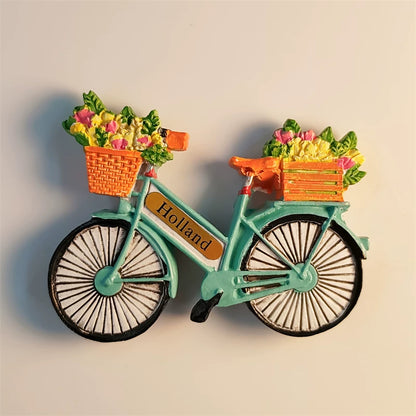 Holland Bicycle Fridge Magnet (Netherlands)
