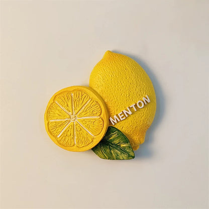 Menton Lemon Classic Fridge Magnet (France)