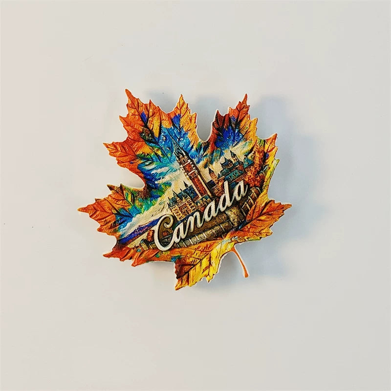 Canada Maple Leaf Parliament Fridge Magnet