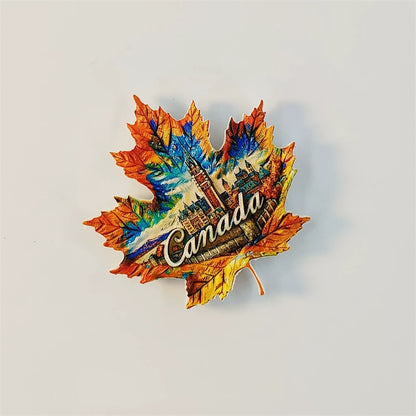 Canada Maple Leaf Parliament Fridge Magnet