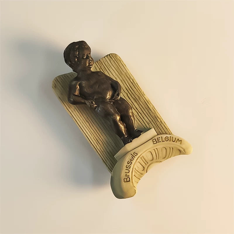 Brussels Manneken Pis Fridge Magnet (Belgium)