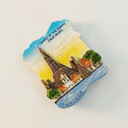 Bangkok Wat Arun Temple of Dawn Fridge Magnet (Thailand)