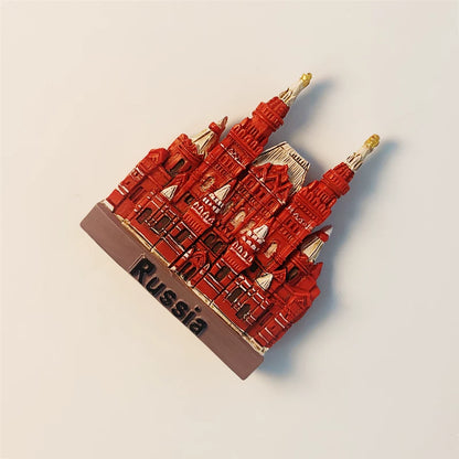 Moscow State Historical Museum Red Square Fridge Magnet (Russia)