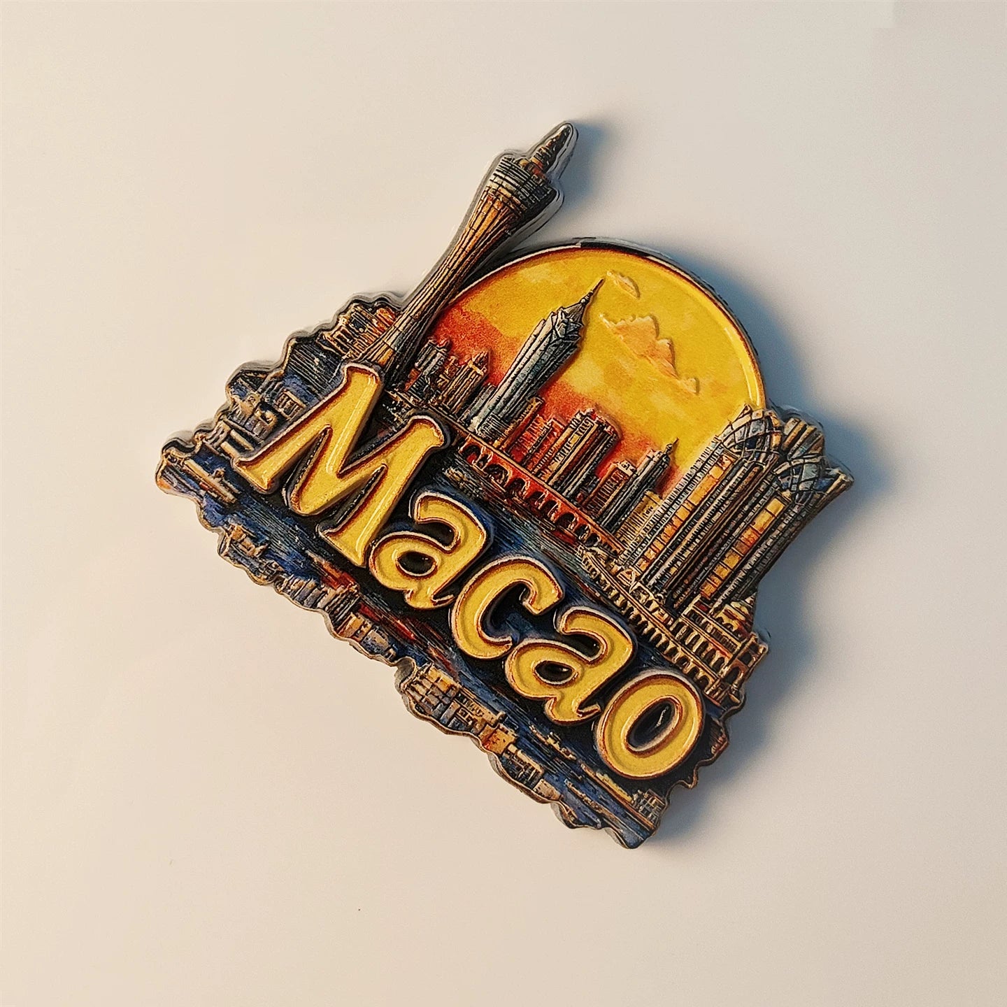 Macao Skyline Fridge Magnet