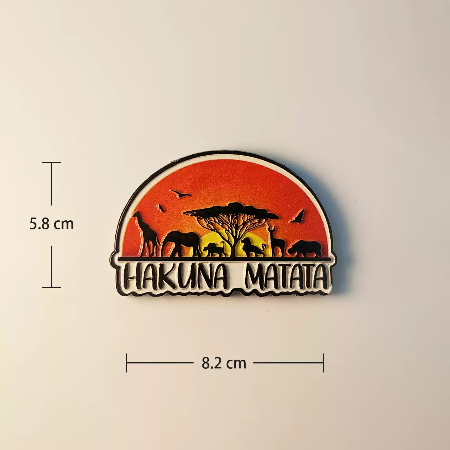 Africa Hakuna Matata Safari Sunset Fridge Magnet