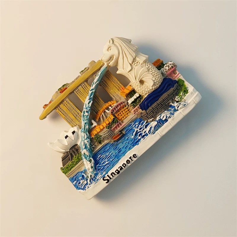 Singapore Marina Bay Fridge Magnet