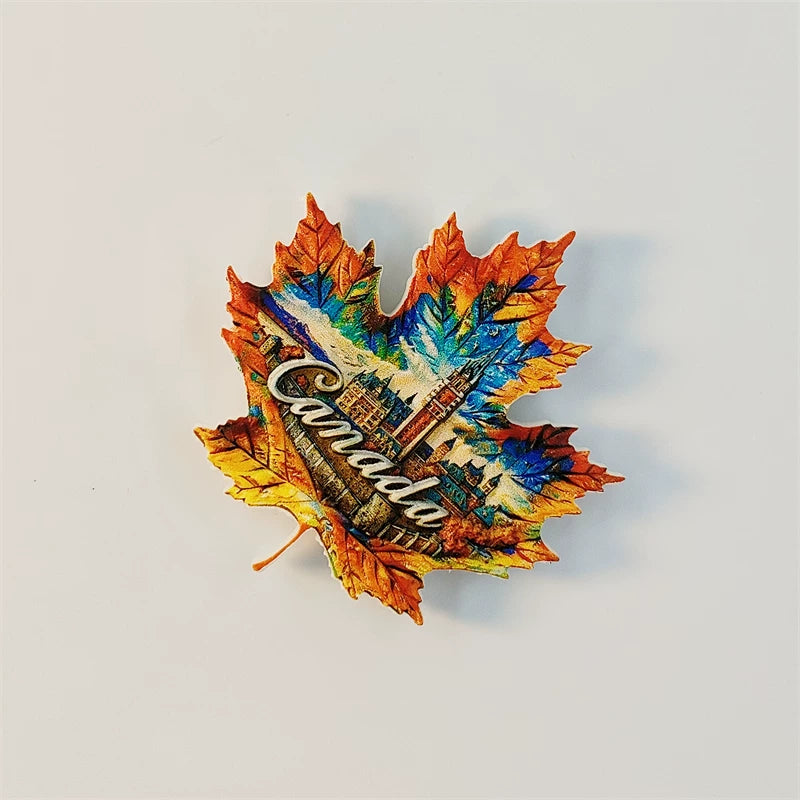 Canada Maple Leaf Parliament Fridge Magnet