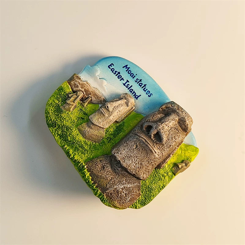 Easter Island Moai Statues Fridge Magnet (Chile)
