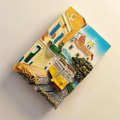 Lisbon Yellow Tram Fridge Magnet (Portugal)