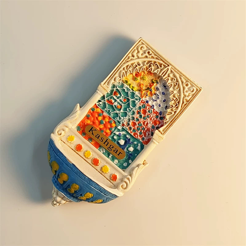 Kashgar Tile Niche Fridge Magnet (Xinjiang, China)